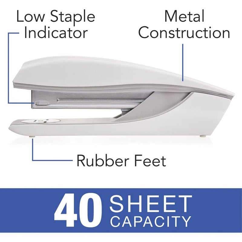 Swingline Stapler, NeXXt Series Style, Desktop Stapler, 40 Sheet Capacity, White (55657004) - Image 3